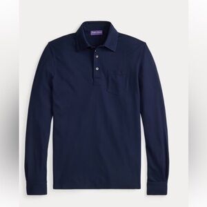 Ralph Lauren Purple Label Navy Polo Shirt
